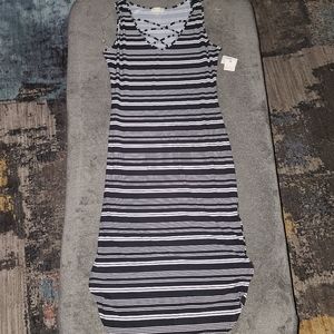 Ultra Flirt XL Black & White Dress